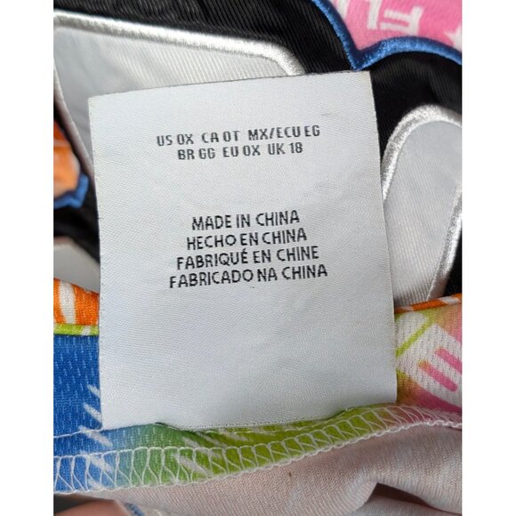 Fubu x Forever 21 Jersey Women's XL Short Sleeve Tie Dye Y2K Button Up VTG Retro - Picture 4 of 4